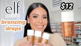 Я попробовала НОВЫЕ бронзирующие капли e.l.f. 🤩 стоят ли они того?