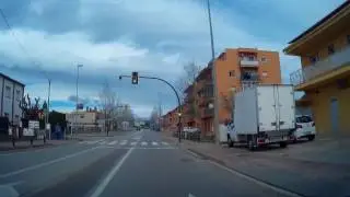 Llegada a Riudarenas o Riudarenes