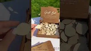 Wedding guest book idea