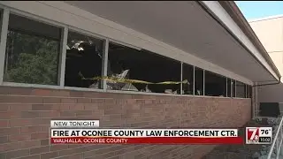 Fire at Oconee Co. Law Enforcement Center could cost over $100k