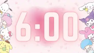 6 Minute Timer Countdown - Calm and Relaxing Music