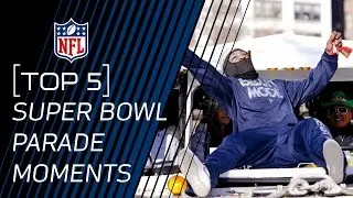 Top 5 Super Bowl Parade Moments | NFL