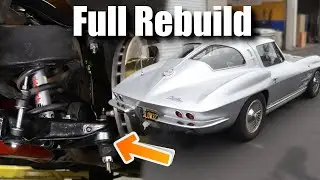 63 Corvette SPLIT WINDOW Suspension Rebuild Part 1 of 2