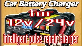 UNIVERSAL BATTERY CHARGER | 12V/24V | for CAR & MOTORCYCLE