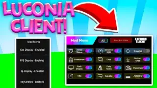 Luconia Client On Minecraft Bedrock! Keystrokes, Zoom, CPS, FPS Counter, Custom Crosshairs (1.19+)