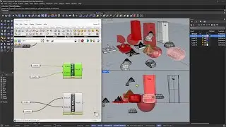 GRASSHOPPER - Lesson 12 - Brep, Mesh, SubD, Boolean, Union, Subtraction, Intersection, Split, Trim