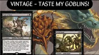 TASTY GOBLINS Vintage MTG League with new Lorwyn card Taster of Wares!