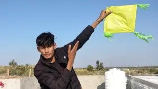 Aaj to Ghar par hi patang bna diya || vlog day 9 