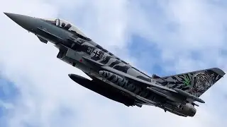 NATO Tiger Meet 24 CYBORG TIGER Eurofighter First Flight Neuburg 22.05.24 Part 2