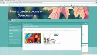 How to create a course on OpenLearning