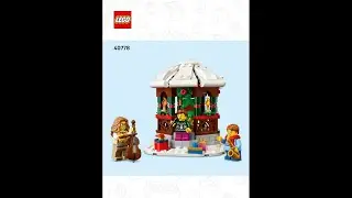Lego 40778 Instructions | Promotional | Winter Gazebo