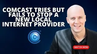 Comcast Tries But Fails to Stop a New Local Fiber Broadband Internet Provider