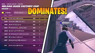 I DOMINATED The Duos Reload Victory Cash Cup! (2 WINS)