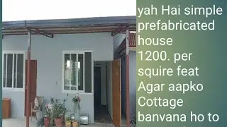 simple prefabricated house Cottage manufacture Constructions in Dehradun Uttarakhand #india