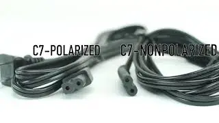 Non-Polarized & Polarized 2 Slot Power Cord #1062.072 #1063.072