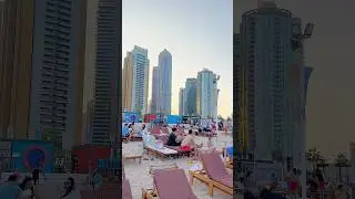 beach in qatar - west bay beach Doha 🇶🇦