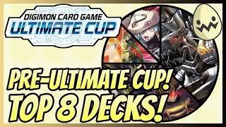 Карточная игра Digimon: 8 лучших колод Pre-Ultimate Cup от Egman's & @PrimitiveKage!