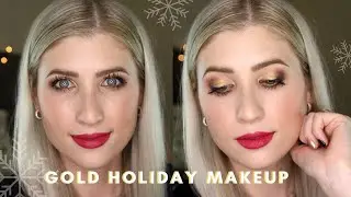 GOLD Makeup TUTORIAL // HOLIDAY Makeup Look 2020