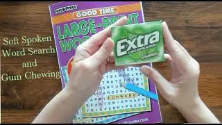 ASMR | Gum Chewing and Soft Spoken Word Search