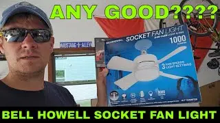MINI FAN BELL HOWELL SOCKET LIGHT FAN REVIEW ARE THEY WORTH THE MONEY?