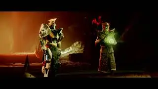 Moon cutscene with Empyrean Titan armor