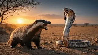 Honey Badger vs King Cobra 🦡🐍 | Real Wild Battle | Epic Animal Clash 8K HDR