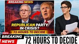 GOP Leaders Quietly Push Back on Trump&mdash;And the Next 72 Hours Could Decide Everything
