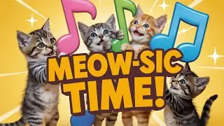 Happy Kitten Song for Kids | Cute Cat Singing and Dancing with Fun Nursery Rhymes Learning