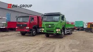 HOWO 6&times;4 Dump Truck & Sidewall Cargo Truck | Heavy-Duty Hauling for #africa #howodumptruck #howo