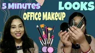 Basic makeup look using only 5 product ||  5 min office makeup using makeuprevolution concealer