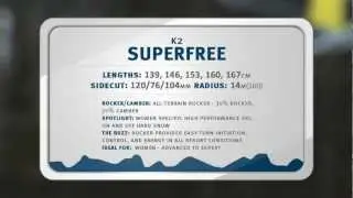 K2 Superfree Ski Review 2012-2013  - Christy Sports