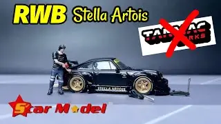RWB Stella Artois + Akira Nakai Figure By STAR MODEL - bukan Tarmac