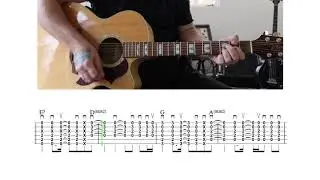 Outside  - Intro/Verse/Chorus - Acoustic Strum with tabs!  Link to Tab below!