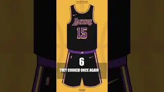 Los Angeles Lakers Jerseys RANKED #shorts