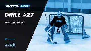 Elite Goaltending Development Drill Video #27 - Soft Chip/Direct Pass