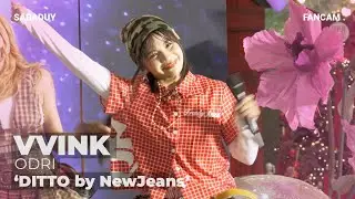 VVINK - 'DITTO by NewJeans' [Odri Fancam 4K 60fps] 251115