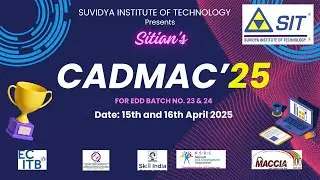 CADMAC'25 | Engineering Design & Drafting Competition | Suvidya Institute of Technology