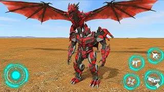 Army Dragon Car Robot Transform City Battle - Android Gameplay