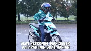 Lucky putra siap Balapan Di kelas 150cc FFA BEAT PETRONAS