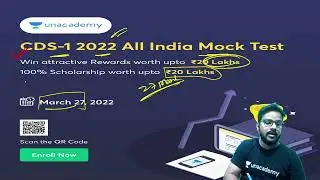 CDS -1 2022 All India Mock Test