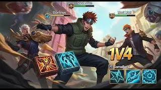 Naruto 1v4: Impossible Mobile Legends challenge?  #mlbb #mobilelegends #mobilelegendsbangbang