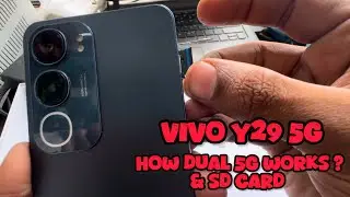 Vivo Y29 5G ; how to install 2 Sim & sdcard in hybrid sim slot in #vivoy295g | Kya possible hai 😱