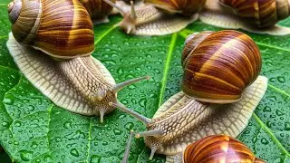 Nveiling the Microscopic World of a Snail Colony #microscopicworld