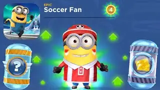 Minion Rush Soccer FUN Level Up Costume Despicable Me minions gameplay walkthrough ios / android