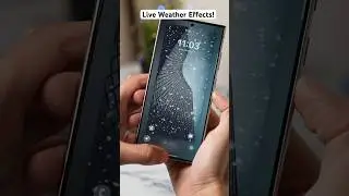 Экран блокировки с живой погодой для Galaxy S24!!