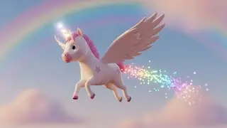 Волшебная поездка маленького единорога 🦄✨🌈 | мультфильм для детей и весёлые приключения