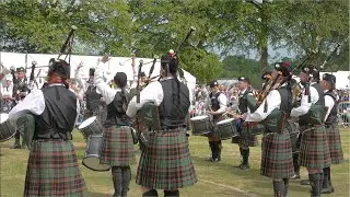 1st Place for Buchan Peterson Pipe Band in Grade 2 RSPBA comp during 2023 Aberdeen Highland Games