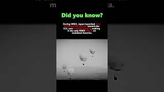 Japan's MASSIVE Balloon Attack on the US! #ww2 #history