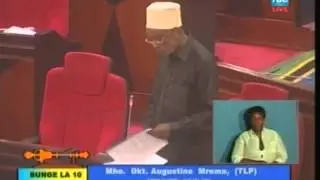 KAMATI YA MARIDHIANO SIX 5th FEBRUARY 2015 MAELEZO BINAFSI YA MREMA BUNGENI