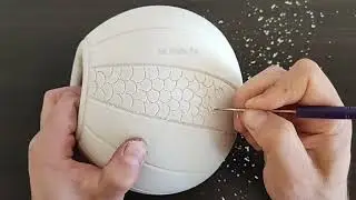 Creating a Unique Plaster Vase with Hand-Carved Details | DIY Home D&eacute;cor